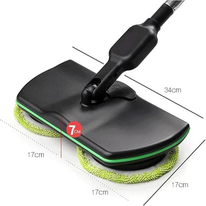 Spinning Cleaner Vacuum,Electric Mops for Floor Cleaning,Cordless Electric Mop,Floor Scrubber and Polisher Machine,Buffer Polisher for Home with Replacement Pad，Includes 6 PCS Cleaning Cloths