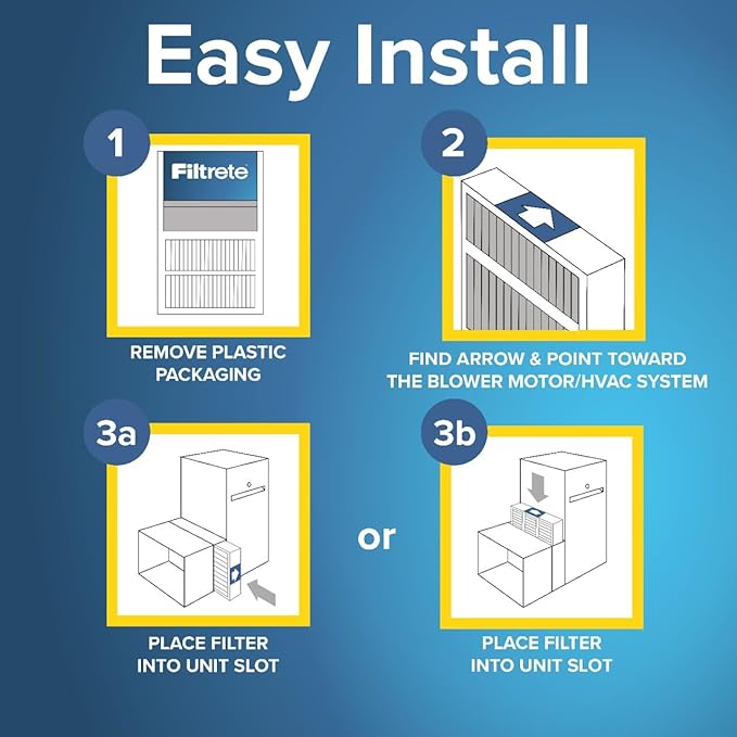 Filtrete 20x25x6 AC Furnace Air Filter, MERV 11, MPR 1000, Fits AprilAire Space-Gard, Micro Allergen Defense, Electrostatic Air Cleaning Filter, 2-Pack (Actual Size 19.50 x 24.50 x 5.75 in)