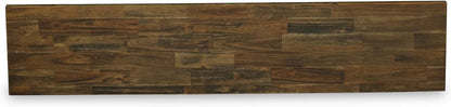 East West Furniture XB077 X-Style Modern Dining Bench with Wooden Seat, 72x15x18 Inch, Multi-Color