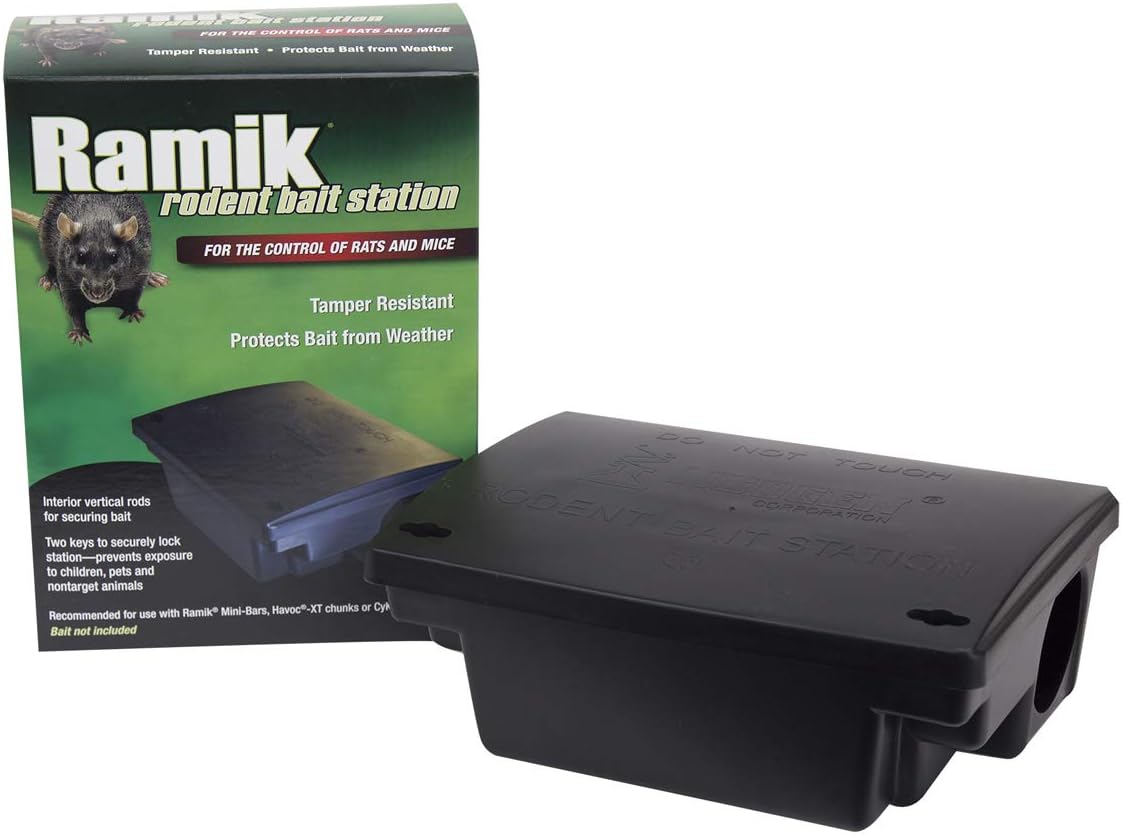 Neogen 000550 Rodent Bait Station, Black