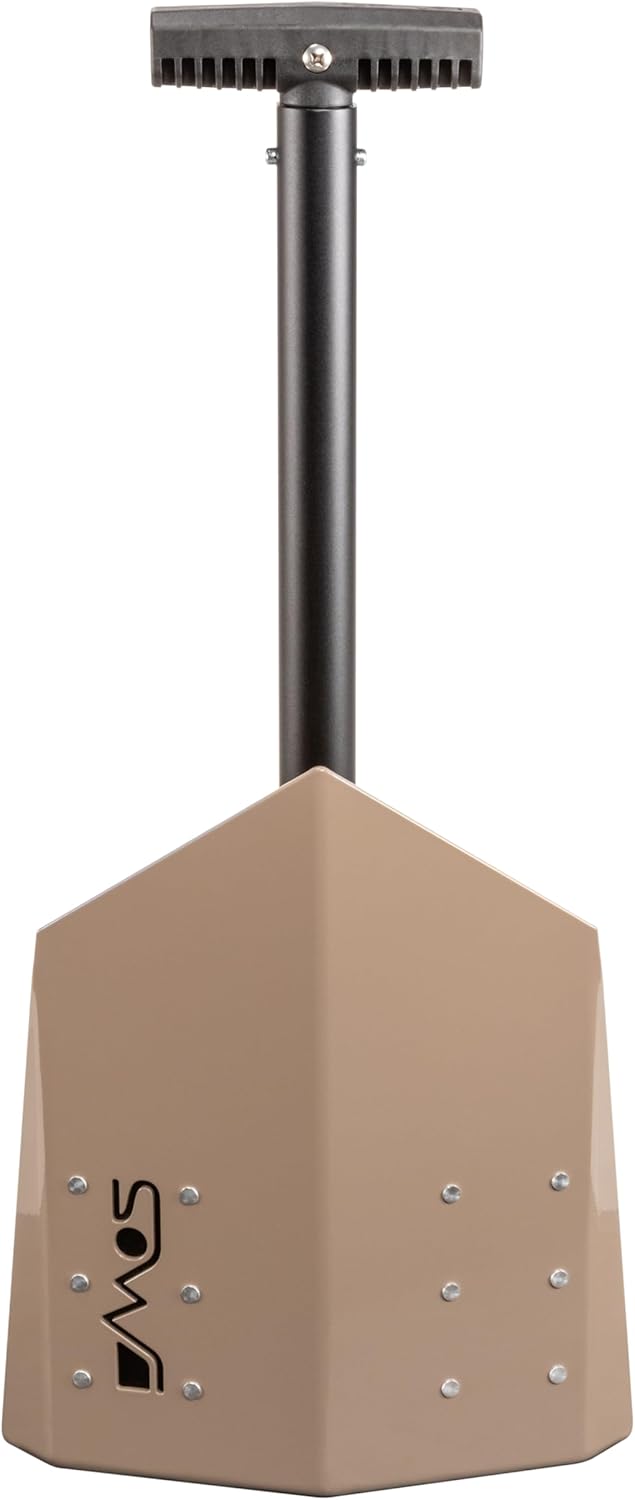 DMOS Delta Shovel - Collapsible Heavy-Duty Steel Folding Shovel for Camping, Overlanding, Survival, Military, Hunting, & Off-Road Use - Flat Dark Earth - Pro