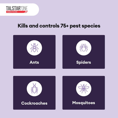 Talstar One (Bifenthrin 7.9%), Water-Based – Controls 75+ Indoor & Outdoor Pests, EPA-Approved, Yields 32–320 Gal