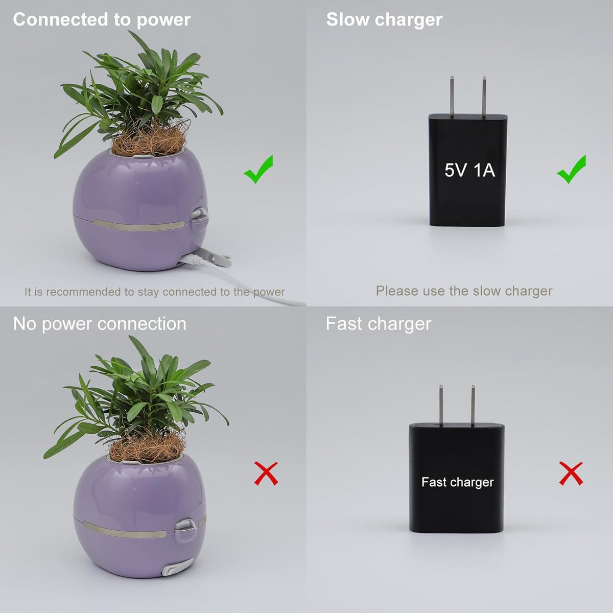 Smart Pet Planter, Smart Plant Pot, With Artificial Intelligence, Time Weather Display, And Multiple Expressions Animation,Lovely Plant Companion, For Desktop Decoration, Gifts,Plant-Free (Yellow)