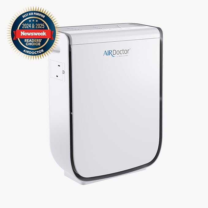 AIRDOCTOR 2000i SMART Air Purifiers for Small Rooms & Medium/Small Bedrooms, 3 Stage Filtration with Pre-Filter, UltraHEPA, Carbon/VOC (AirDoctor 2000i Smart)