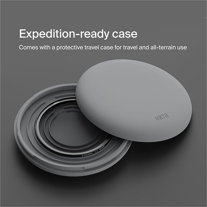 Urth 58mm Magnetic Ethereal Black Mist ¹⁄₁ Diffusion Lens Filter (Plus) — Cinematic Effect, 20-Layer Nano-Coated Light Dispersing Particles
