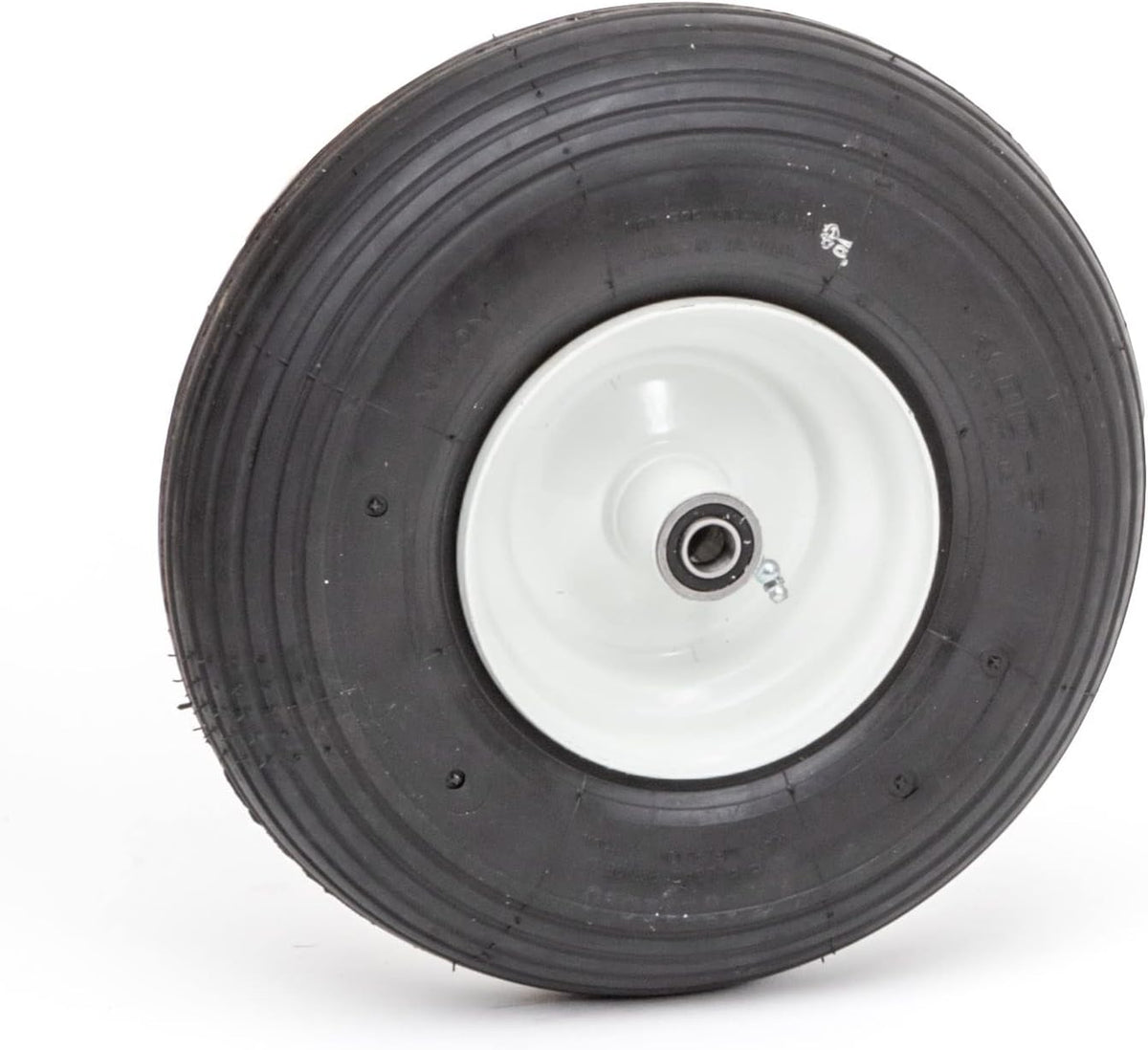 Pneumatic Replacement Wheel | 13.6" Tire for Wagon, Nursery Cart, Wheelbarrow | 4.00-6 Wheel Size | Hub/Bearing Size Options