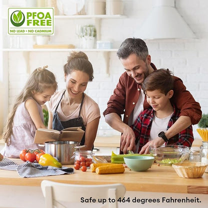 JEETEE 23pcs Pots and Pans Set Non Stick, White Cookware Sets for Kitchen, w/Frying Pans, Saucepans, Sauté & Griddle & Crepe Pan, Induction Cooking Pots (PFOA/PFAS/PFOS Free)