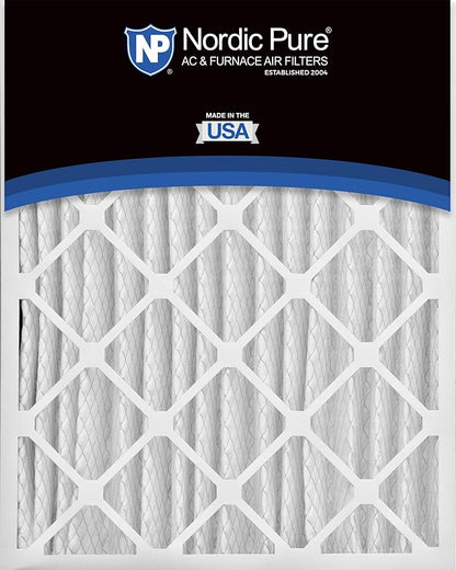 Nordic Pure 20x25x4 (Actual Size: 19 1/2 x 24 1/2 x 3 5/8) Pleated MERV 15 Air Filter 1 Pack