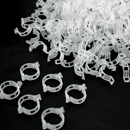200 Pcs Plant Support Garden Clips, Tomato Clips, Crop Clips for Vine Vegetables, Fixing Tomato, Sweet Pepper, Eggplant, Makes Plants Grow Upright and Healthier