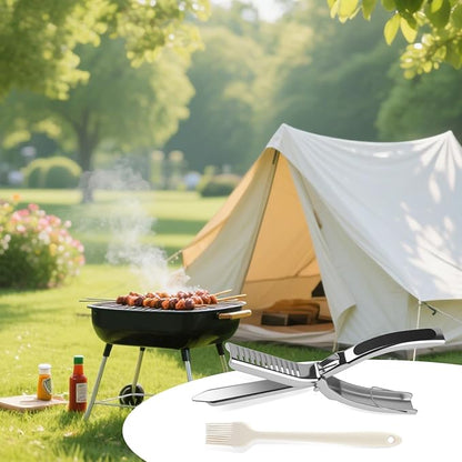 Rib Membrane Removal Tool, BBQ Rib Skinner, Stainless Steel Rib Membrane Remover Tool, Ergonomic Design for Effortless BBQ Rib Preparation, Dishwasher Safe Barbecue Accessories