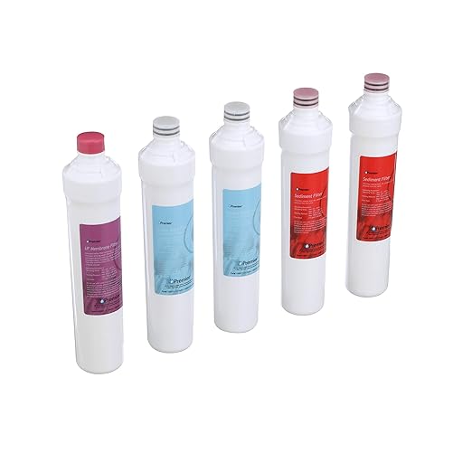 Watts Premier Annual Pure UF-3 5-Pack Filter Kit for 3-Stage Ultra Filtration and RO Pure Reverse Osmosis System, Push Button, 2 Sediment Filters, 2 LVOC Carbon Filters, UF Membrane, WQA Certified