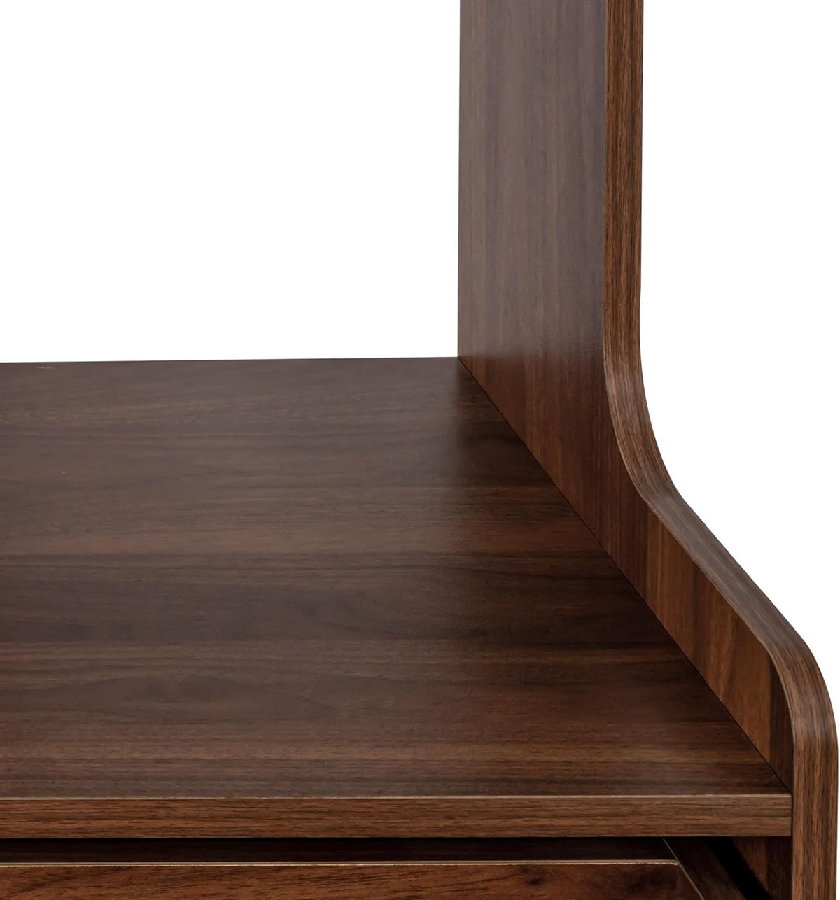71 Inch Kitchen Hutch Storage Cabinet with Countertop, Farmhouse Coffee Hutch Cabinet Bar with Storage, Buffet Hutches and Cabinets with Microwave Stand | Glass Door for Dining Room