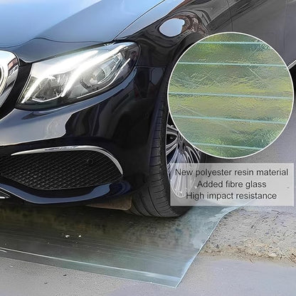 Glass Roof Pergola Polycarbonate Roofing Roll Polycarbonate Panels for Sunrooms, Open-Air Gardens, Greenhouses, Agricultural Use, Sheds(1.2x4m)