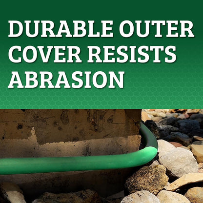 Flexzilla Colors SwivelGrip Garden Hose 5/8 in. x 25 ft., Lightweight All-Weather Water Hose, Durable and Flexible, Leak-Free Connections, Forest Green
