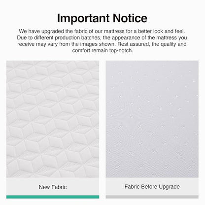 Novilla 12 Inch Full Size Mattress, Full Memory Foam Mattresses in a Box with High-Density Support Foam for Back Pain & Pressure Relief with Contoured Comfort & Motion Isolation Medium Firm Feel