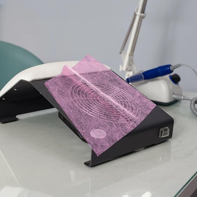 1200 Sheets Nail Dust Collector Filter Paper, Disposable Dust Collector Sheet for Nails Tech Filter Sheet for Nail Vacuum Cleaner Supplies Nails Salon Accessories