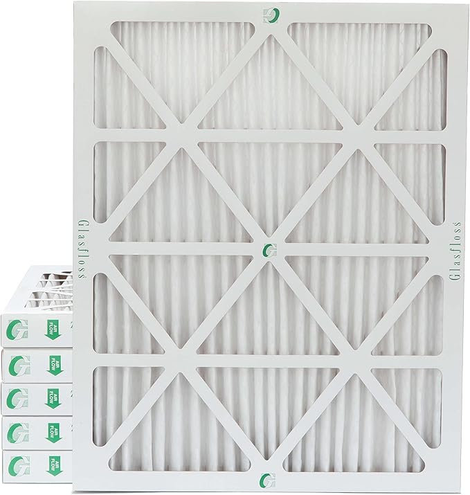 Glasfloss 14x20x2 MERV 10 (FPR 5-6) 2" Inch Pleated Air Filters Box of 6. Actual Size: 13-1/2 x 19-1/2 x 1-3/4