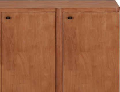 Merax Modern Sideboard Buffet Cabinet,55.0" Wide Elegant Entryway Table for Hallway Entryway Living Room Dining Room,Natural