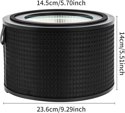 Air Filter, Compatible For Philips, Air Purifiers AC0950/10 AC0951/13 AC0820/10 AC0830 AC0650/10 AC0651/10 AC3210 AC3220 AC4220(FY0194)
