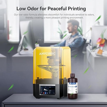 ANYCUBIC ABS-Like Resin Pro 2, Upgraded 8K 3D Printer Resin with Enhanced Strength and Toughness, High Precision, Low Odor, Wide Compatibility for All LCD Resin 3D Printers (Black, 1kg)
