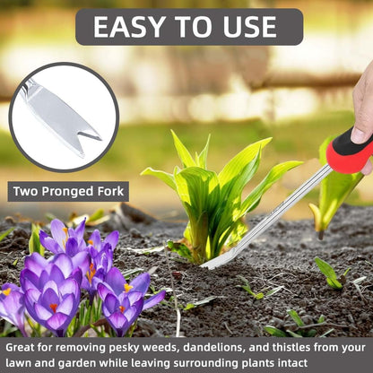 KLDOLLAR Weed Puller Tool, Dandelion Weeder Puller Tool with Soft Handle