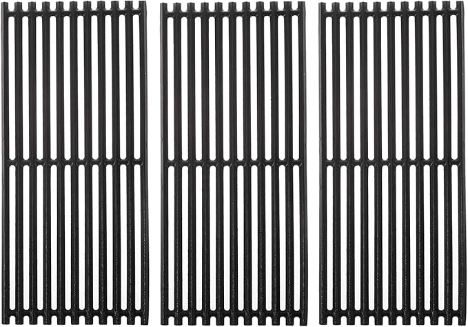 BBQ-PLUS Cooking Grates for Charbroil Commercial Infrared 463355220 463364824 463242515 466242515 463242516 463243016 466242516 466242616 463346017 17’’ Cast Iron Grill Grid Parts for G466-0025-W1A
