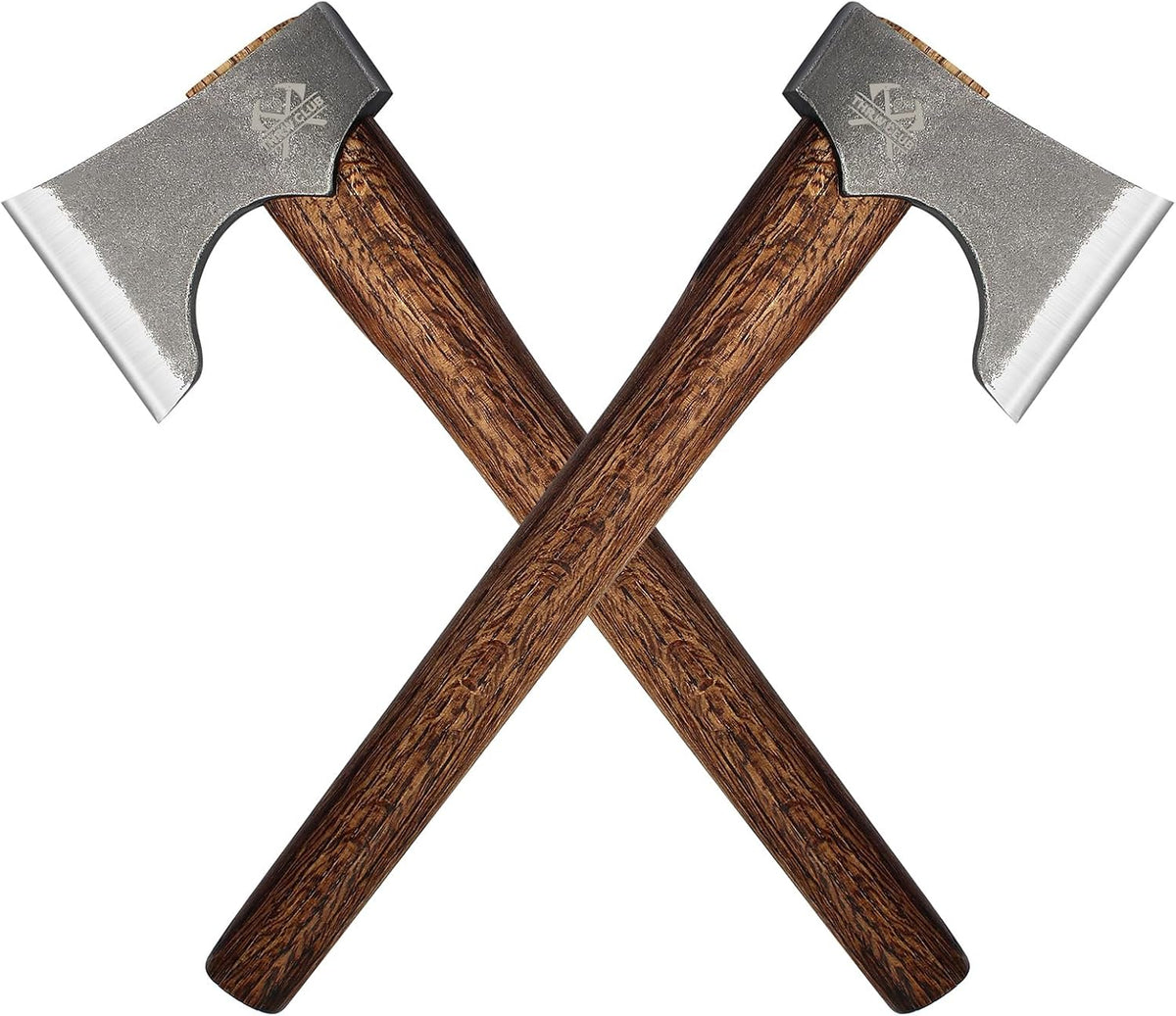 Competition Throwing Axe, 2 Pack 16.5" Throwing Axes with 1065 High Carbon Steel & Wooden Handle, Perfect for Axe Throwiing Game, Competition and Recreation, Gift for Men