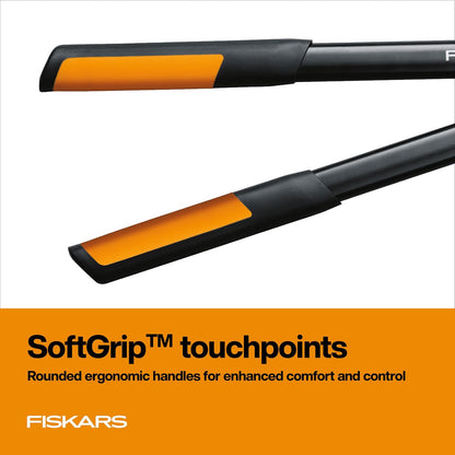 Fiskars 25-Inch Loppers for Tree Trimming, Heavy Duty, Sharp Steel Blade Tree Branch Cutter with up to 1.75" Diameter Cut Capacity, PowerGear2 Design with Compound Action for More Power, Hand Loppers