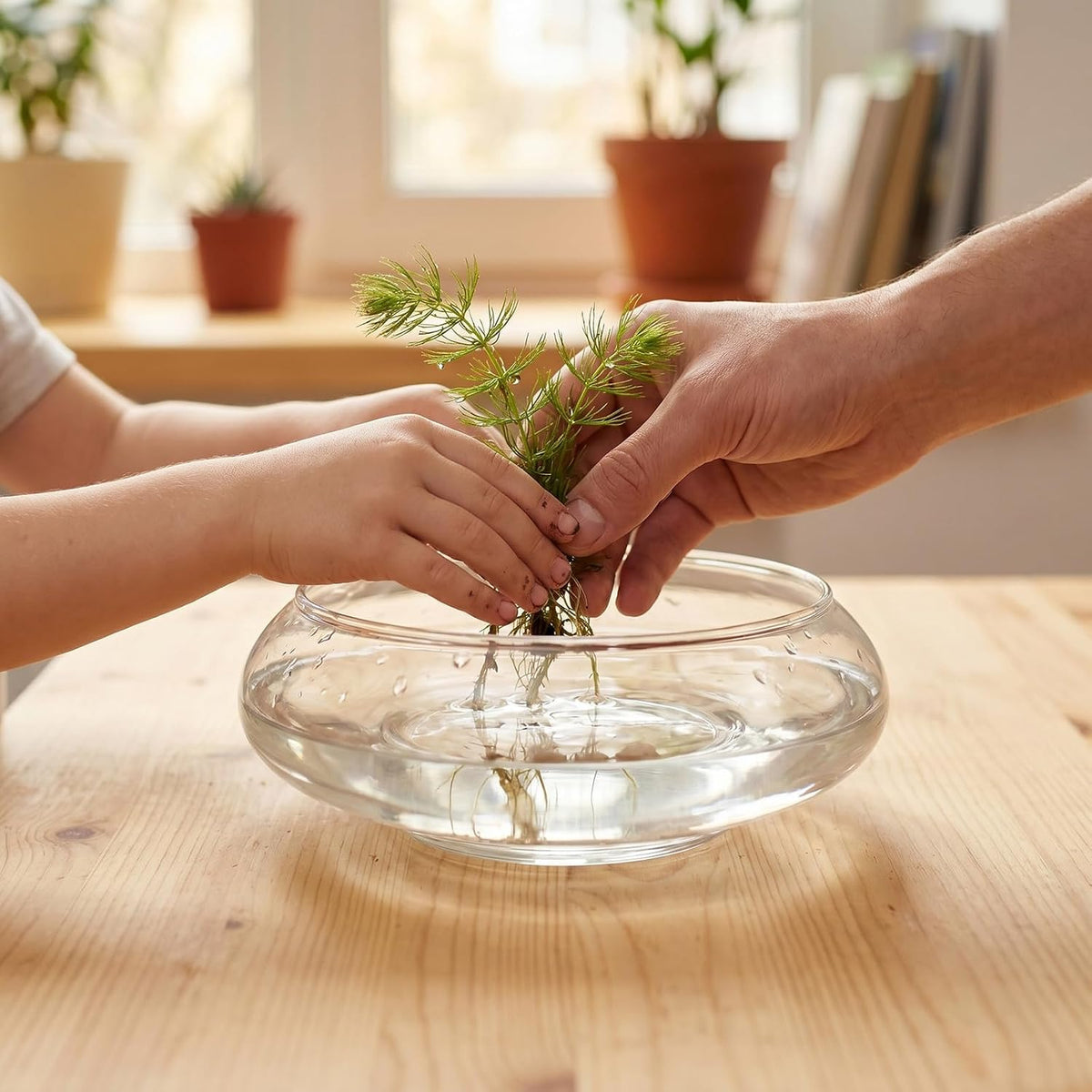 2pcs Glass Floating Candle Holders Bowl Set, Elegant Minimalist Glass Candle Holder Bowls with Stable Base for Wedding Table Centerpiece and Romantic Dinners