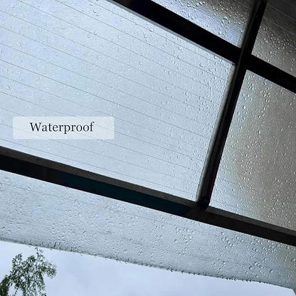 Glass Roof Pergola Polycarbonate Roofing Roll Polycarbonate Panels for Sunrooms, Open-Air Gardens, Greenhouses, Agricultural Use, Sheds(1x15m)