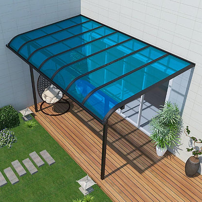 Daylighting Roof Panels Outdoor Sunshade Canopy Panels Greenhouse Panels Not Easy to Deform Easy to Assemble for Outdoor Shed Panels.(Blue,3.3x29.5ft)