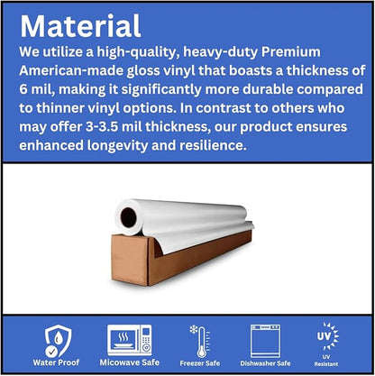 125 3x2 Oval Custom Personalized Stickers Labels Waterproof Dishwasher Safe Vinyl, Made USA, Made Any Text, Image, Logo