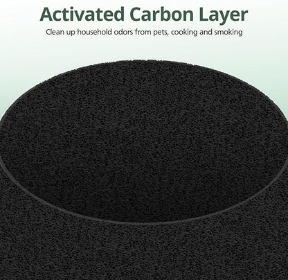 2 Pack 211i Max Replacement Filter Compatible with BLUEAIR Blue Pure 211i Max Air Purifier, Ture HEPA & Activated Carbon Replacement Filter, Blue