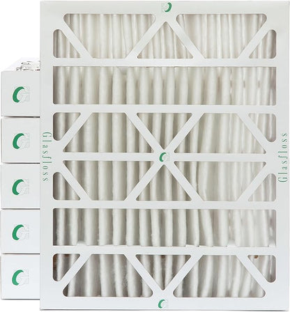 Glasfloss ZL 18x24x4 MERV 13 (FPR 10) 4" Inch Air Filters for AC and Furnace. Case of 6. Actual Size: 17-1/2 x 23-1/2 x 3-3/4