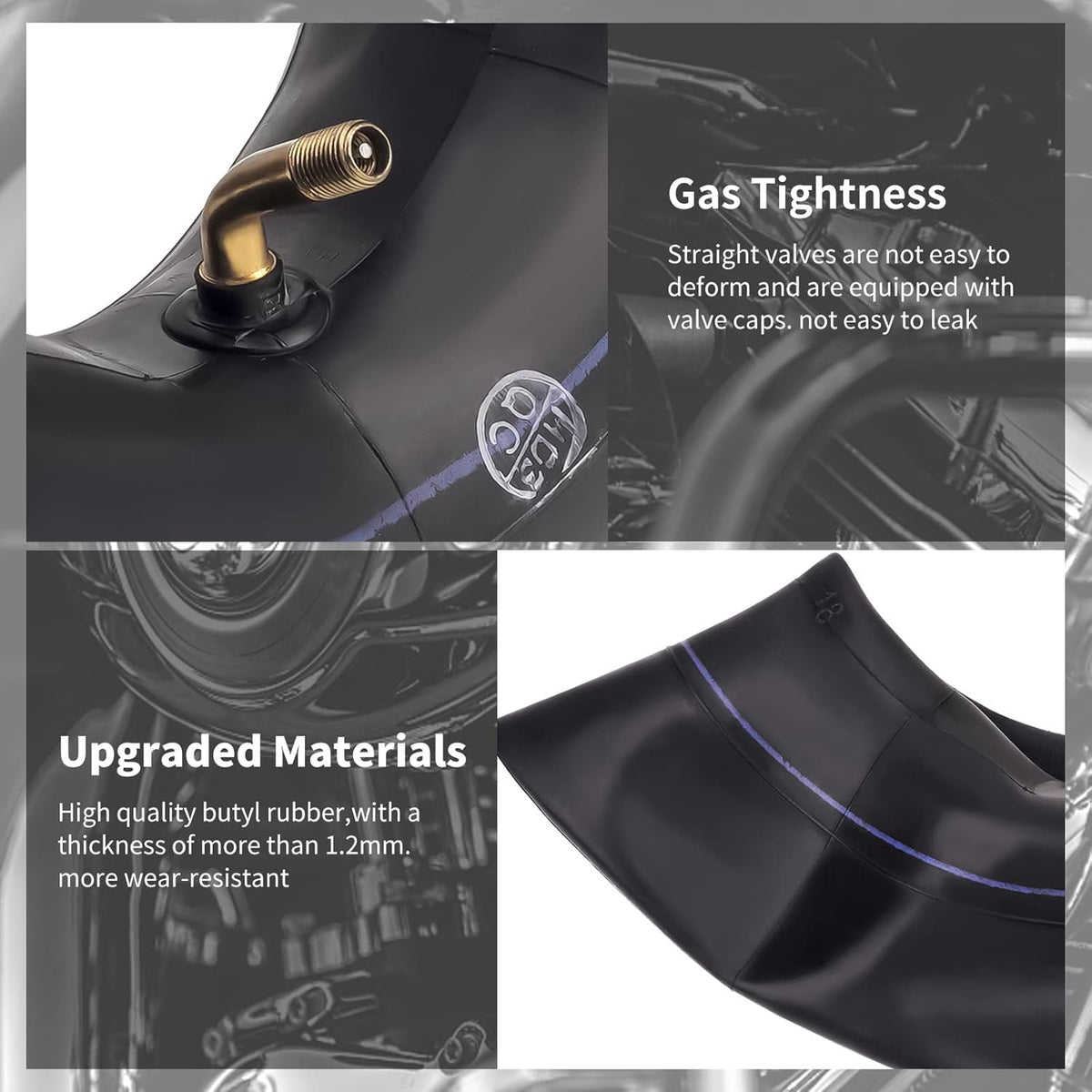 AHL Tire Inner Tubes for 4.10 3.50-4 4.10/3.50-4 Wheelbarrows Tractors Mowers Hand Trucks Dollies Dolly Trailers Garden Trolley Generators Snowblower Utility Golf Go Carts Wagons 410/350-4 (1 Packs）
