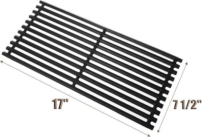 BBQ-PLUS Cooking Grates for Charbroil Commercial Infrared 463355220 463364824 463242515 466242515 463242516 463243016 466242516 466242616 463346017 17’’ Cast Iron Grill Grid Parts for G466-0025-W1A