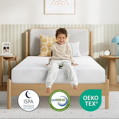 Novilla Twin Mattress 6 Inch, Twin Size Memory Foam Mattress for Kids with Breathable Comfort & High-Density Support Foam for Cool Touch & Enhanced Support Mattresses in a Box