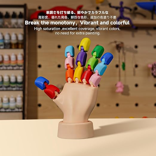 RESIONE CL-TH Tough ABS-Like Color 3D Printer Resin, Highly Saturated & Opaque Colors, Rigid and Tough, Wear & Scratch Resistant, Low Shrinkage for Figures, Models & Prototypes, Lemon Yellow-1KG