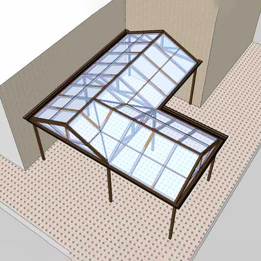 Greenhouse Panels Daylighting Roof Panels Transparent Greenhouse Panel Easy to Bend and Cut for Outdoor Gardens Greenhouses.(Transparent,4x26.2ft)