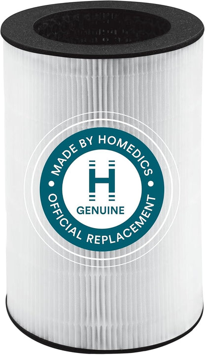 HoMedics TotalClean 3-in-1 True HEPA Filter Replacement for Air Purifier HoMedics AP-T40, AP-T40WT, AP-T43-WT, AP-T45-BK and AP-T45-WT, True HEPA Filter Removes Up to 99.97% of Airborne Particles