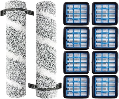 Replacement Parts ，Compatible For Bissell， 3930F 3933 V2 3999Z Floor Scrubber Roller Brush Filter Washing Vacuum Cleaner Parts(Large)
