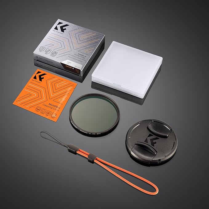 K&F CONCEPT 67mm MC UV Lens Protection Filter with Lens Cap Cleaning Cloth Optical Glass Ultra Slim 18 Multi-Layer Coatings Camera Lens UV Filter (K-Series)