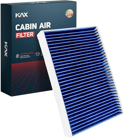 KAX Cabin Air Filter, CF10435 Replacement for S60, XC70, XC60, V70, V60 Cross Country, V60, S60 Cross Country, Evoque, w/Activated Carbon Passenger Compartment Air Filter