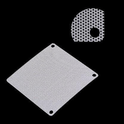 MECCANIXITY 140mm Computer Fan Filter Grills PVC Mesh Dustproof Case Cover for Computers, White Pack of 12