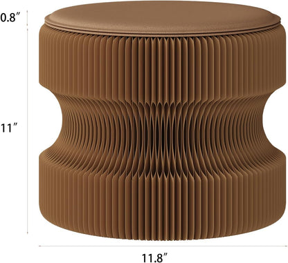 Folding Stool, 660 lbs Capacity Portable Stool, Eco-Friendly Honeycomb Design for Living Room Bedroom Apartment Temporary Event