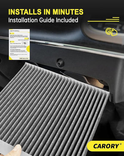 Cabin Air Filter w/Activated Carbon for Audi Q5 (2018-2025), A4 (2017-2023), RS5 (2018-2025), A5 (2018-2023), A6 (2023), Q7 (2017-2025), S4 (2018-2025), Porsche Cayenne, OE# 4M0-819-439