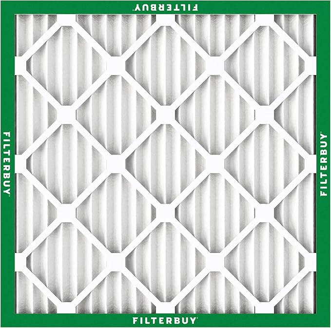 Filterbuy 30x30x1 Air Filter MERV 8 Essential Dust & Allergy Defense (2-Pack), Electrostatic Pleated HVAC AC Furnace Filters Replacement, Made in USA (Actual Size: 29.50 x 29.50 x 0.75)