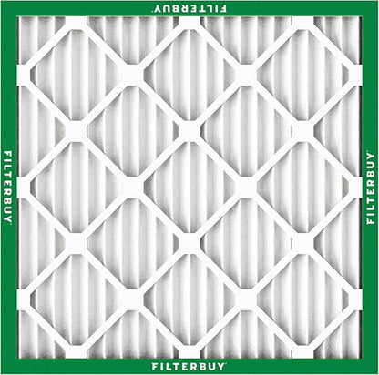 Filterbuy 30x30x1 Air Filter MERV 8 Essential Dust & Allergy Defense (2-Pack), Electrostatic Pleated HVAC AC Furnace Filters Replacement, Made in USA (Actual Size: 29.50 x 29.50 x 0.75)