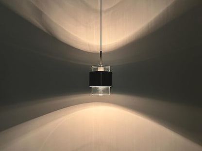 3 Pack 1 Light Hanging Kitchen Island Pendant Light 6" Drum Clear Glass Shade Indoor Pendant Ceiling Light Fixturess,Dark Gray Finish Modern Farmhouse Dinning Over Sink