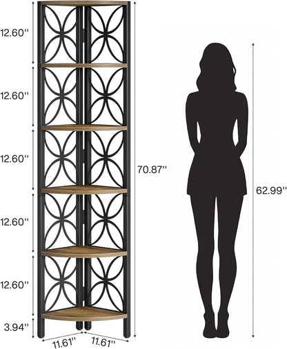 Tribesigns 6-Tier Corner Shelf